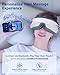 Eye Massager with Heat & Bluetooth Music, Mothers Day Birthday Gifts for Mom Women Men Her, Heated Eye Mask for Migraines Relief, Reduce Strain, Headache Relief and Improve Sleep, Eye Care Device