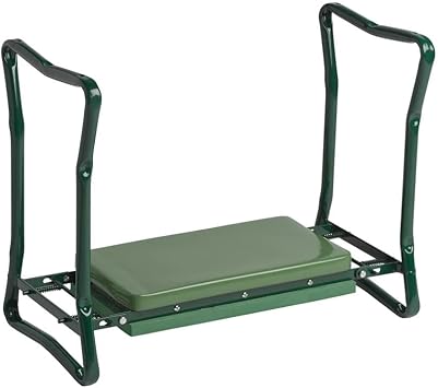 Gardener's Supply Company Garden Kneeler and Portable Stool | Extra Wide & Soft Kneeler for Outdoor Flower Beds and Raised Bed Planting | Ideal Gardening Gifts for Grandparents & Senior G...