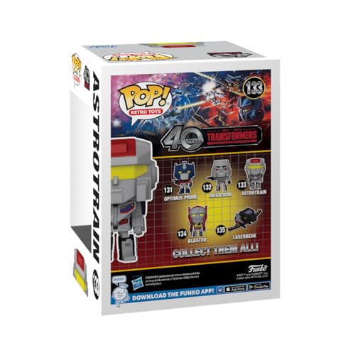 Funko Pop! Retro Toys: Transformers G1- Astrotrain - Transformers Classic - Figurine en Vinyle à Collectionner - Idée de Cadeau - Produits Officiels - Jouets pour Les Enfants et Adultes - TV Fans