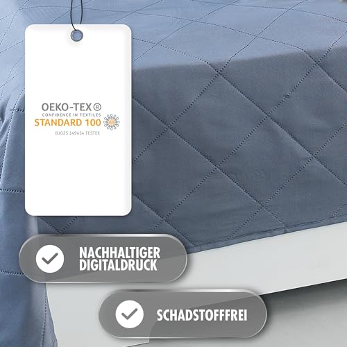 MALIKA® Tagesdecke 220x240 für Betten Überwurfdecke Bettüberwurf Tagesdecke Bett Sofaüberwurf, Größe:220x240 cm, Designe:Design 5