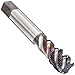 Union Butterfield Applix 1676AP HSS High Performance Spiral Flute Multi-Application Taps, TiCN Coated, Round with Square End, Single-End, Semi Bottom, 3/4" Size, 16 UNF TPI