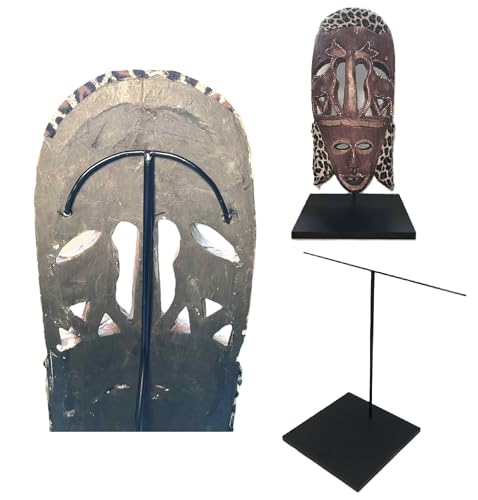 Clearco Decorative Mask Display Stand for African and Tribal Masks, Artifacts, Dolls, Statues, for displays, shows and art exhibits.