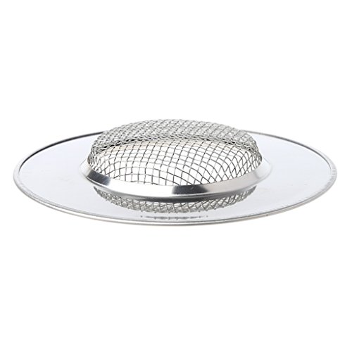 Colador para fregadero de acero inoxidable plateado miniatura 4