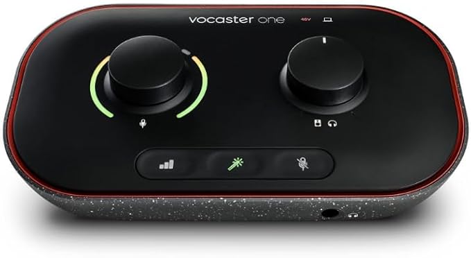 Focusrite Vocaster One — Podcasting Interface for Recording as a Solo Creator....