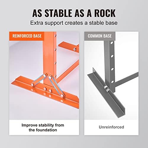 VEVOR Hydraulic Shop Press, 12 Ton H-Frame Hydraulic Garage/Shop Floor Press, Adjustable Shop Press with Press Plates, Heavy Duty Hydraulic Press for Garage, Shop, Workshop - 3