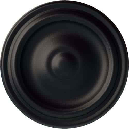 Image of 9 5 /8 inchOD x 1 1 /8 inchP Maria Ceiling Medallion (Fits Canopies up to 1 3 /4 inch), Steel Gray