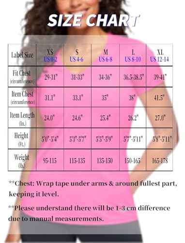 Zengjo Womens Running Shirts Quick Dry Short Sleeve Workout Yoga Tops V Neck Athletic Tees Sports Exercise Wicking T-Shirt4