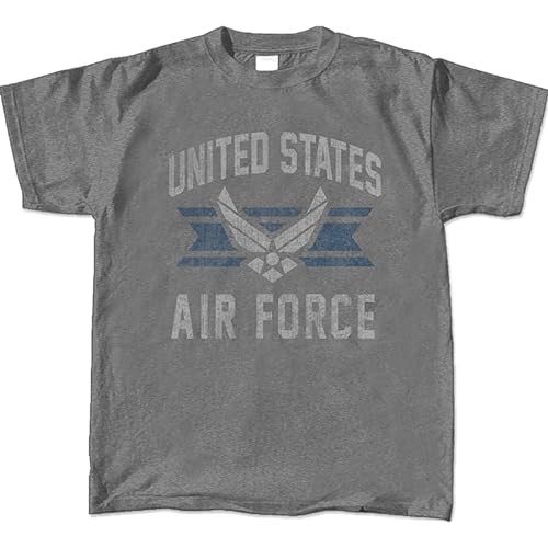 ZHENWA Us Air Force Vintage Distressed LogoMens T Shirt Tadrf Size XL