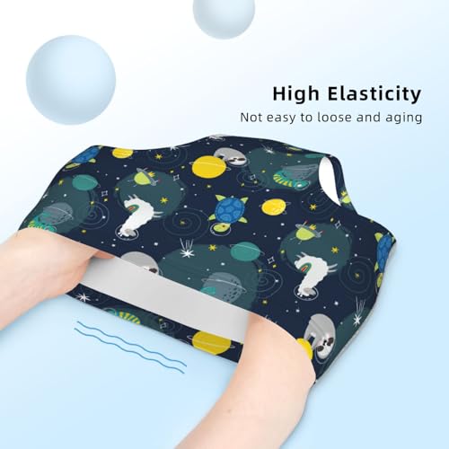 Cute Sloth Turtle Alpaca In Space Girls' Underwear Soft Cotton Little Girls Panties Comfort Briefs4