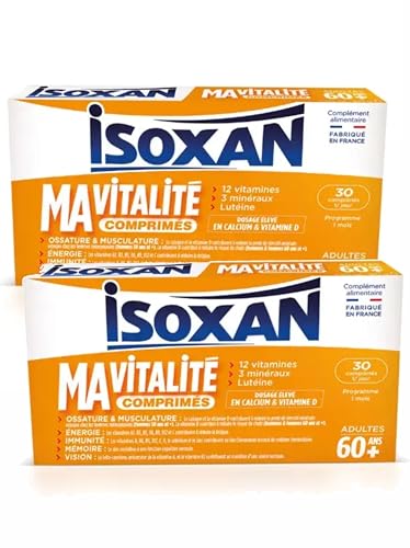 Isoxan Ma vitalité 60 ans et plus Energie, mémoire et immunité 30...