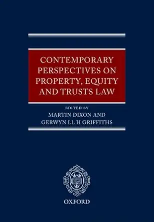 Contemporary Perspectives on Property, Equity and Trust Law - E-Book - Original PDF - img