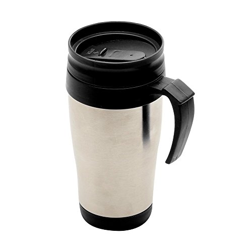 Caneca Térmica Bon Gourmet Aço Inox 400ml Preta - 25740