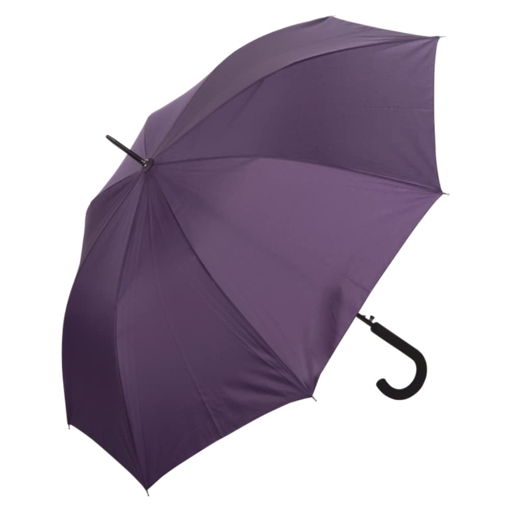 PraTiKo Life 4 Pezzi Ombrello Grande Automatico, Stecche in Fibra di vetro, Resistente al vento, Manico in Gomma, colori assortiti