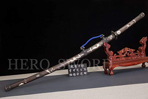 YL Sword Clay toughened Folded Steel Japanese Samurai dao Hand-Made Samurai dao