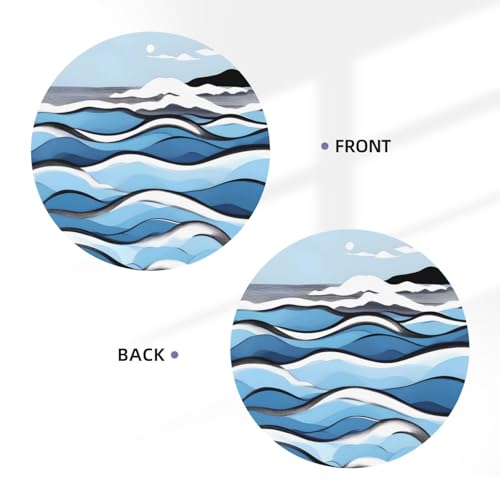 Hojas aromáticas para auto Waves lapping at the rocks miniatura 3