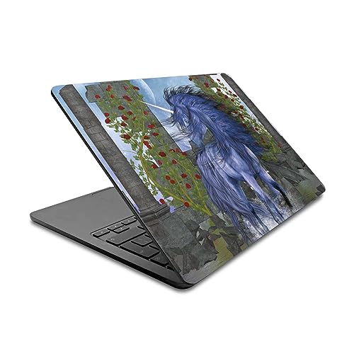 Skin vinyle MacBook Air 13.6 A2681 A3113 Simone Gatterwe Bleu Art Céleste