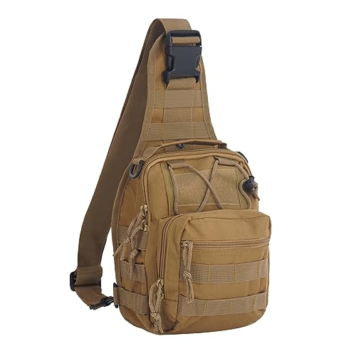 FAMI Outdoor Tactical Bag Backpack, Military Sport Bag Pack Sling Shoulder Backpack Tactical Satchel for Every Day Carry
