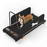 KEIKI Dog Treadmill for Small and Medium Breeds Indoor Exercise Machine with Quiet Motor LCD Display and Portable Design for Pet Fitness Training