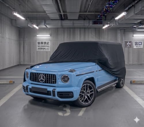 Image of semi Custom Outdoor car Cover for w463 Storage G320 G500 G350 G63 G65 Water Resistant Protect UV Rays