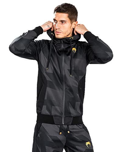 Venum Men's Standard Razor Hoody, Black/Gold, XX-Large