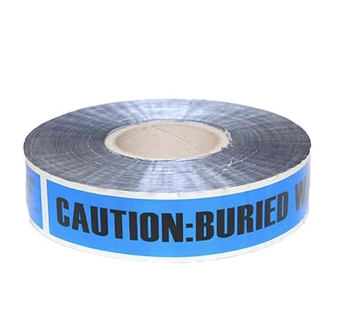 Industry Standard 3 inch x 1000 Foot 5 Mil DETECTABLE Safety Tape 