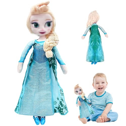 BAISHUWU ELSA Puppe, 40CM ELSA Plüschtier, Cartoon Gefüllte Puppen für Kinderpartygeschenke Geburtstag Geschenke