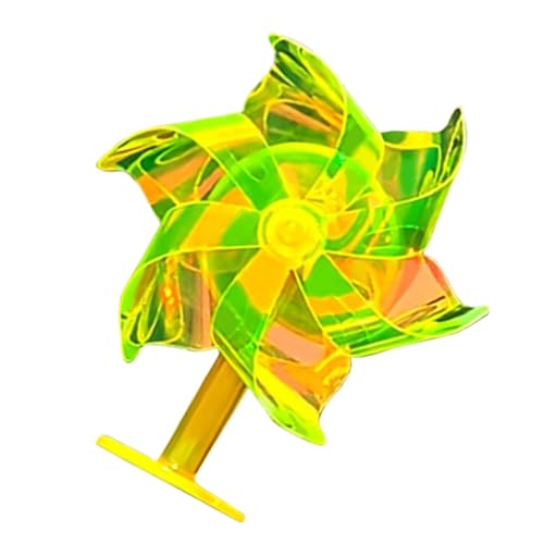 Handlebar Pinwheel Decoration - Electric Scooter Windmill, LED Rotating Handlebar Spinner | Wind-Powered Bike Accessory, Motorcycle Decorative Pinwheel for Home, Car Dashboard, Outdoor Cycling Fun