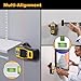 PREXISO 2-in-1 Stud Finder with Laser Level, Rechargeable Multi Surface Cross Line Laser & Wall Stud Scanners Tool for Hanging Frames & Picture, Wood Ac Wire Metal Studs Joist Pipe Detection