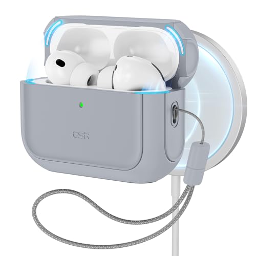 ESR AirPods Pro3 P[X(2025) AirPods Pro 3Ή MagSafeΉ ՌzJo[ Xgbvt h~ GA[|bYv3p HybridV[Y O[