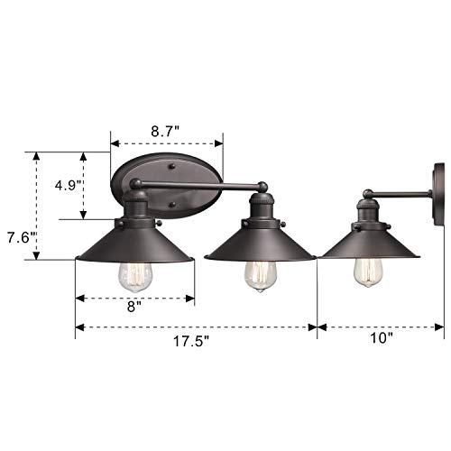 Zeyu 2-Light Bathroom Wall Light Fixtures thumb #5