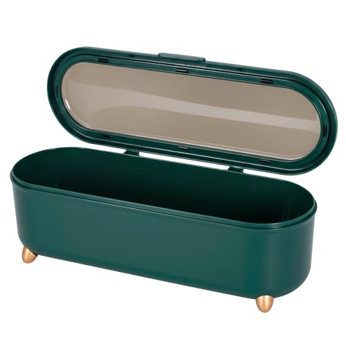 Eclove Besteckkasten mit Deckel, Besteck Aufbewahrungsbox mit Abnehmbarem Abtropfgitter, Besteck Abtropfbehälter Kunststoff, Küchenorgansierer für Stäbchen Messer Gabel und Löffel Eclove Besteckkasten mit Deckel, Besteck Aufbewahrungsbox mit Abnehmbarem Abtropfgitter, Besteck Abtropfbehälter Kunststoff, Küchenorgansierer für Stäbchen Messer Gabel und Löffel