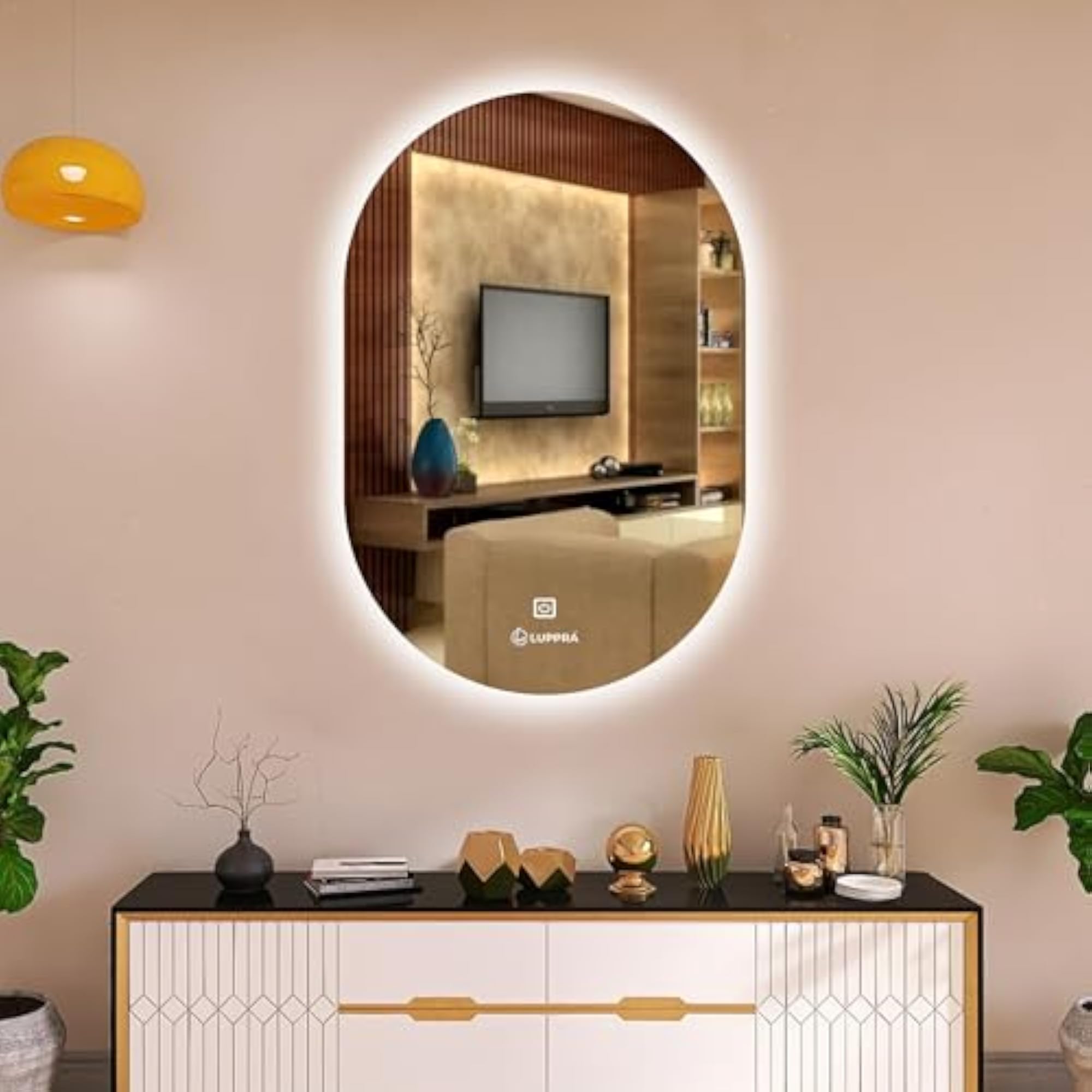 Smart Wall Mounted LED Bathroom Mirror