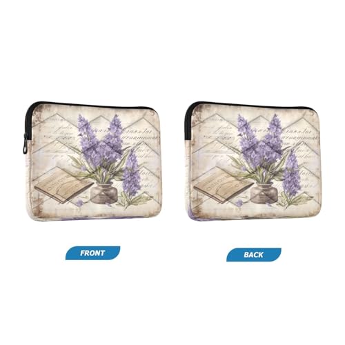 Funda Vintage Lavanda para Laptop 13-14 Pulgadas Impermeable miniatura 2