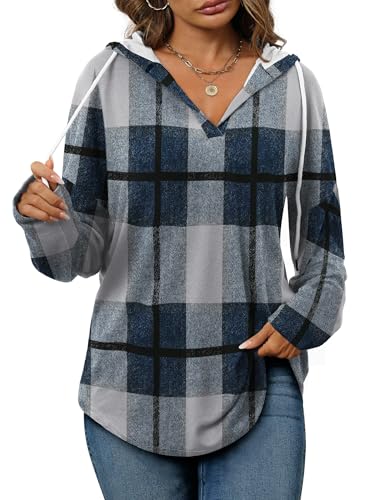 Image of Bofell Womens Fashion Tops Hoodies for Women Pullover Oversized Sweatshirts Long SLeeve Shirts Loose Fit