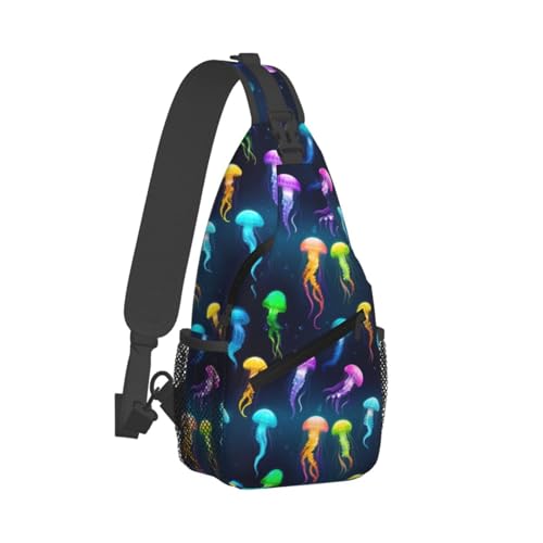 Mochila tipo bandolera para senderismo con diseño medusa miniatura 2