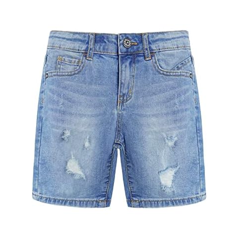 KIDSCOOL SPACE Dinosaur Embroidered Denim Shorts Cover