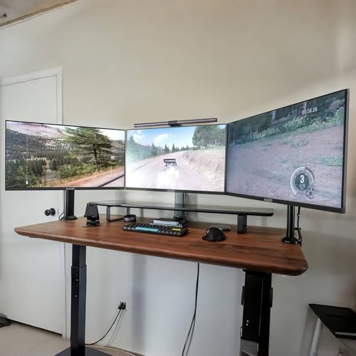 Image of Kado Triple Monitor 3-Pack 27 inch 1920x1080 75Hz FHD Computer Monitor | HDMI Office Gaming Hybrid Desk Setup, VESA Wall Mount Arm Mount Built-in Speakers, Panoramic Display Multi-tasking