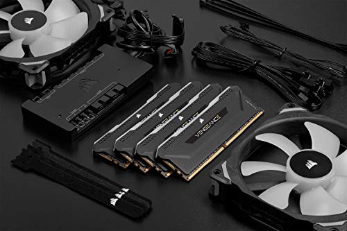 Image of Corsair Vengeance RGB PRO SL 64GB (2x32GB) DDR4 3200MHz C16 Desktop Memory (10 Ultra-Bright RGB LEDs, Custom Performance PCB, Tight Response Times, Intel XMP 2.0) Black