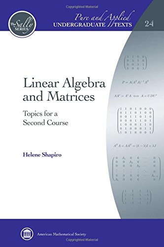 Linear Algebra and Matrices: Topics for a Second Course (Pure and Applied Undergraduate Texts)