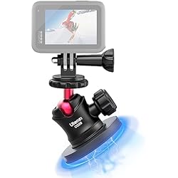 Gopro En Tabla De Surf Ulanzi soporte magnético de cámara para GoPro, soporte magnético fuerte con 360 ° cabeza de la bola de rotación y una función de 6 imanes, compatible con GoPro Hero 11/10/9, DJI OSMO Acción, Insta360