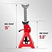 BIG RED 2 Ton Steel Car Jack Stands, Fit for Automotive Cars, Sedans, 2 Pack