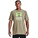 Produktbild Under Armour Herren UA GL Foundation T-Shirt - Khaki Grau/Quirky Lime - L