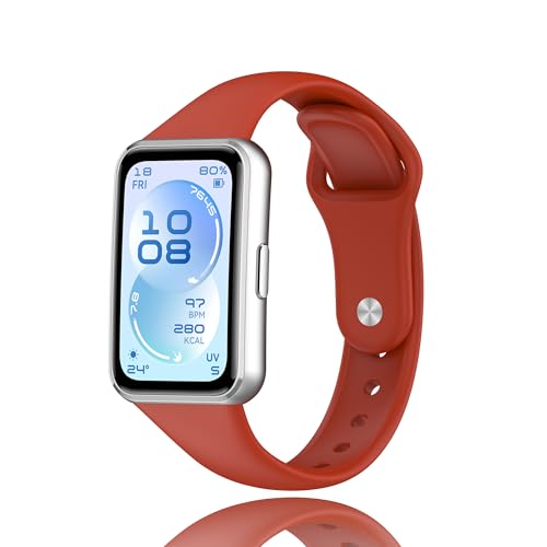 [MELEJIA] For HUAWEI Band 11 / HUAWEI Band 11 Pro �o���h �����x���g �ւ��x���g �V���R���� �ʋC�� �_�炩�� �h�� �y�� ���߉\ ��t�ȒP �j�����p (���b�h)