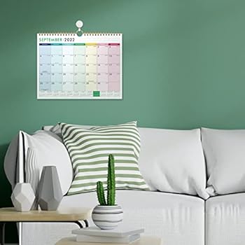 Tamu Calendar 2023 2022 Calendar - 18 Monthly Wall Calendar With Thick Paper, 11" X 8.5", Jan.  2022 - Jun. 2023 Twin-Wire Binding + Hanging Hook + Large Blocks With  Julian Dates - Small Colorful