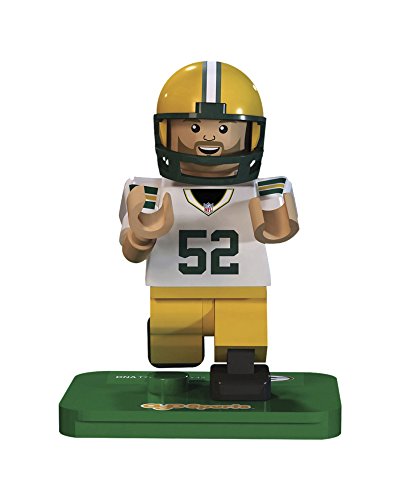 OYO NFL GEN3 Green Bay Packers Clay Matthews Limited Edition Minifigures, Green, Small