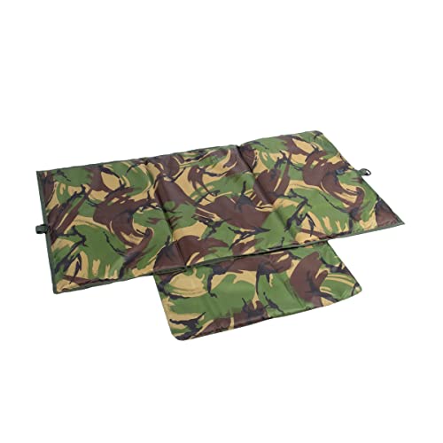 Carper Tackle Carp Unhooking Mat Compact Camo Padded Roll Up With Kneel Pad