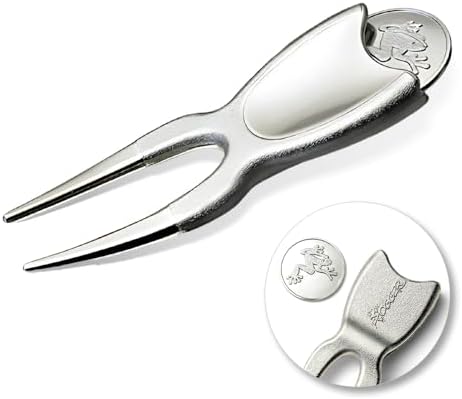 Frogger Golf Hop! Magnetic Ball Marker and Divot Repair Tool - Go...
