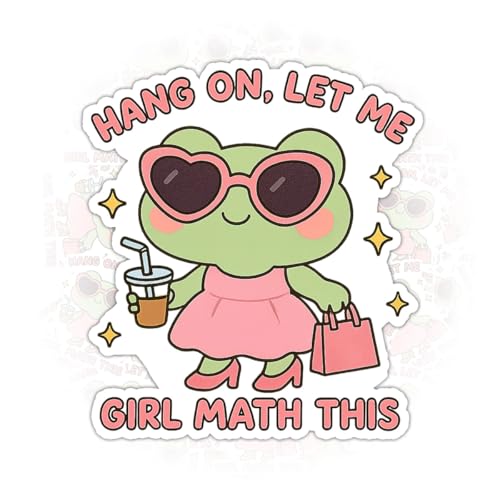 (3 Pcs) Hang On Let Me Girl Math This Sticker,