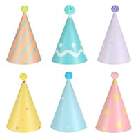 Tucnoeu 6pcs Partyhüte für Kuscheltiere, Kleine Party hüte Kuscheltiere, Perfekt für Geburtstagsfeiern