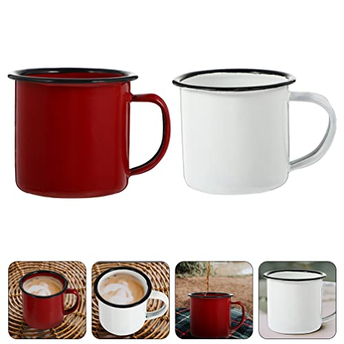 BESTonZON 2 Unids Camping Taza de Café Tazas de Vino Tazas Pequeñas Pequeñas Vitivinantes Vajillas Camping Plano Plano… - Imagen 8